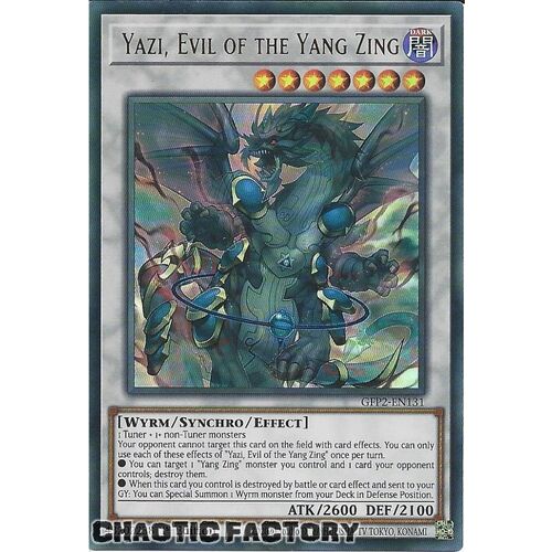 GFP2-EN131 Yazi, Evil of the Yang Zing Ultra Rare 1st Edition NM