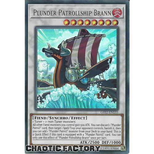 GFP2-EN135 Plunder Patrollship Brann Ultra Rare 1st Edition NM