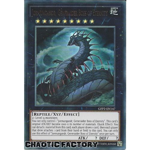 GFP2-EN147 Jormungandr, Generaider Boss of Eternity Ultra Rare 1st Edition NM