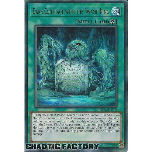 GFP2-EN160 Dark Contract with the Swamp King Ultra Rare 1st Edition NM