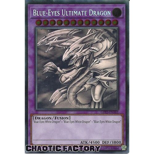 GFP2-EN181 Blue-Eyes Ultimate Dragon Ghost Rare 1st Edition NM