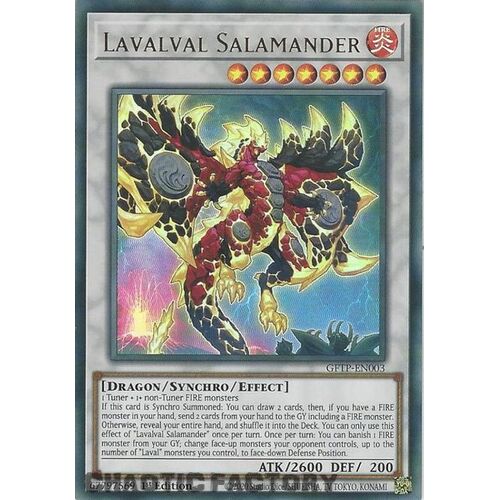 GFTP-EN003 Lavalval Salamander Ultra Rare 1st Edition NM