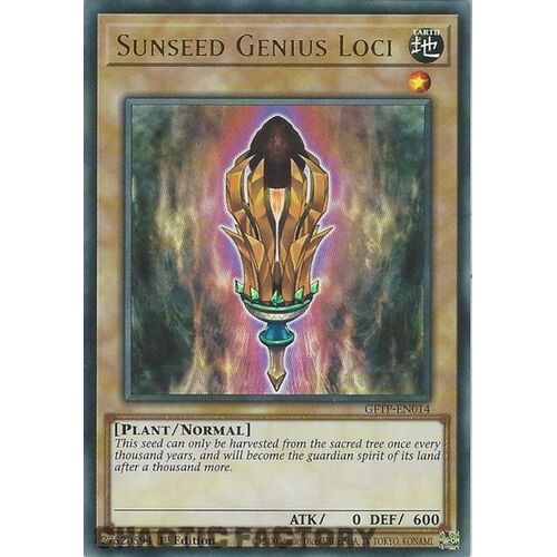 GFTP-EN014 Sunseed Genius Loci Ultra Rare 1st Edition NM