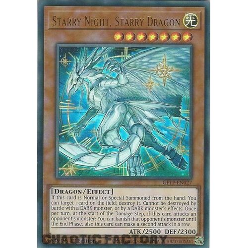 GFTP-EN027 Starry Night, Starry Dragon Ultra Rare 1st Edition NM