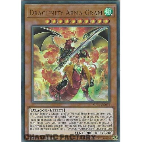GFTP-EN036 Dragunity Arma Gram Ultra Rare 1st Edition NM