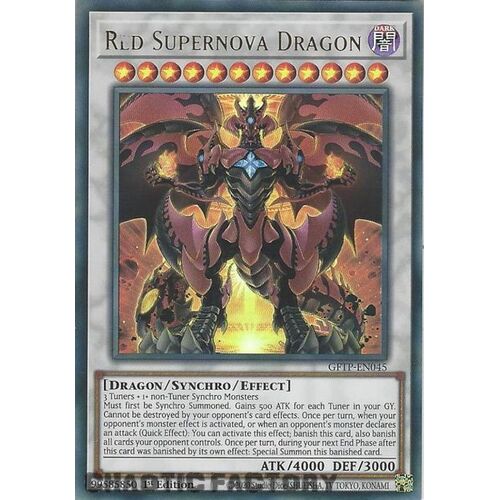 GFTP-EN045 Red Supernova Dragon Ultra Rare 1st Edition NM