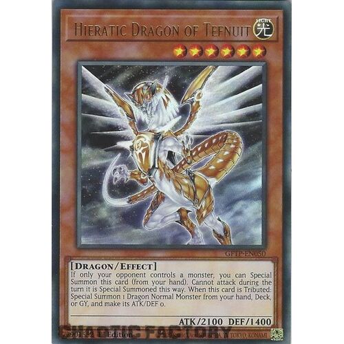GFTP-EN050 Hieratic Dragon of Tefnuit Ultra Rare 1st Edition NM