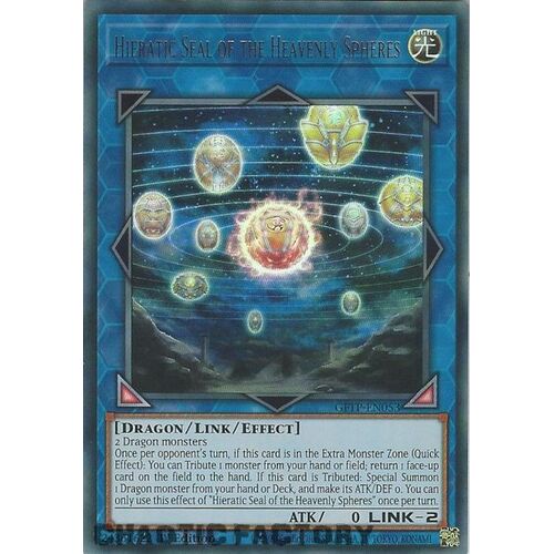 GFTP-EN053 Hieratic Seal of the Heavenly Spheres Ultra Rare 1st Edition NM