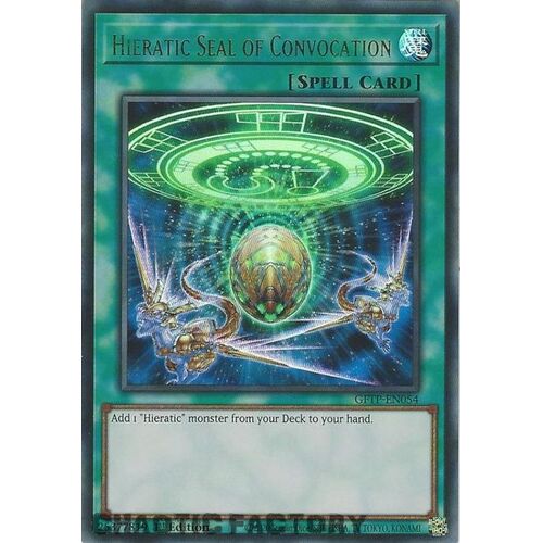 GFTP-EN054 Hieratic Seal of Convocation Ultra Rare 1st Edition NM