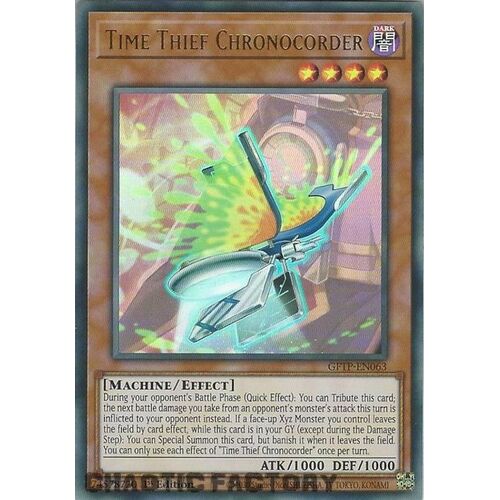 GFTP-EN063 Time Thief Chronocorder Ultra Rare 1st Edition NM