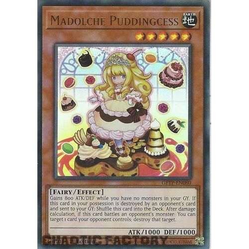 GFTP-EN080 Madolche Puddingcess Ultra Rare 1st Edition NM