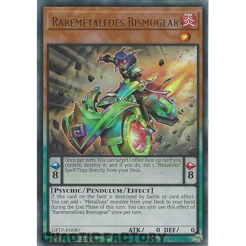 GFTP-EN087 Raremetalfoes Bismugear Ultra Rare 1st Edition NM