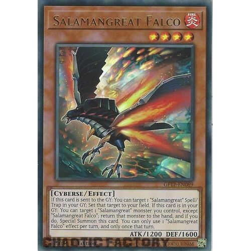 GFTP-EN089 Salamangreat Falco Ultra Rare 1st Edition NM