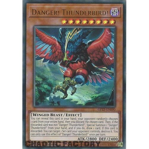 GFTP-EN090 Danger! Thunderbird! Ultra Rare 1st Edition NM