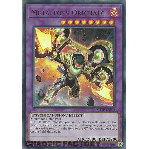 GFTP-EN094 Metalfoes Orichalc Ultra Rare 1st Edition NM