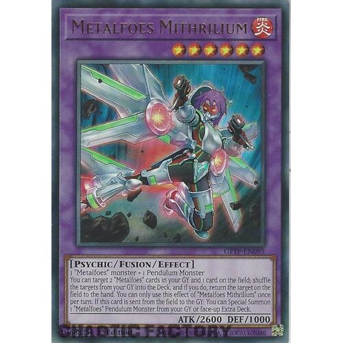 GFTP-EN095 Metalfoes Mithrilium Ultra Rare 1st Edition NM