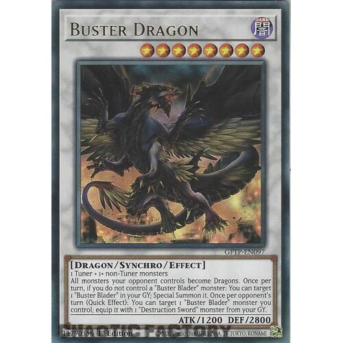 GFTP-EN097 Buster Dragon Ultra Rare 1st Edition NM