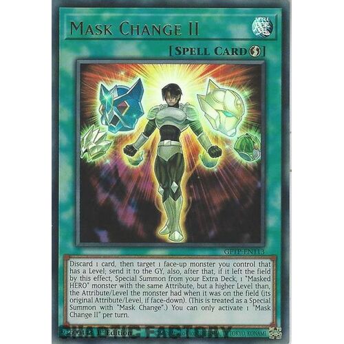 GFTP-EN113 Mask Change II Ultra Rare 1st Edition NM