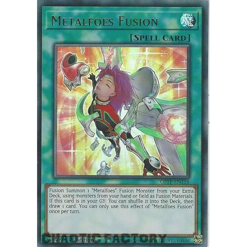 GFTP-EN118 Metalfoes Fusion Ultra Rare 1st Edition NM