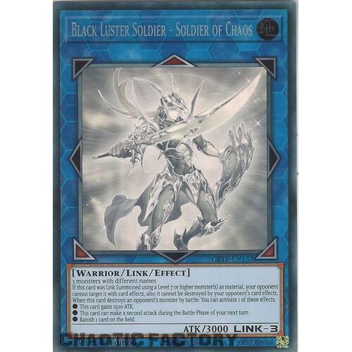 GFTP-EN132 Black Luster Soldier - Soldier of Chaos Ghost Rare 1st Edition NM