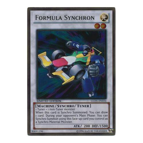 Formula Synchron - GLD5-EN034 - Gold Rare NM