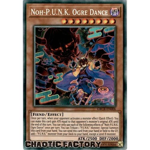 COLLECTORS RARE GRCR-EN006 Noh-P.U.N.K. Ogre Dance 1st Edition NM