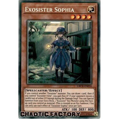 COLLECTORS RARE GRCR-EN016 Exosister Sophia 1st Edition NM