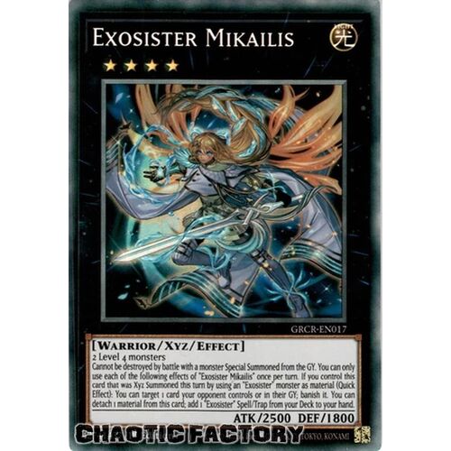 COLLECTORS RARE GRCR-EN017 Exosister Mikailis 1st Edition NM
