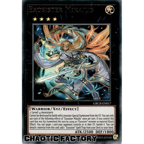 GRCR-EN017 Exosister Mikailis Ultra Rare 1st Edition NM