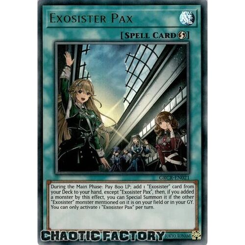 GRCR-EN021 Exosister Pax Ultra Rare 1st Edition NM