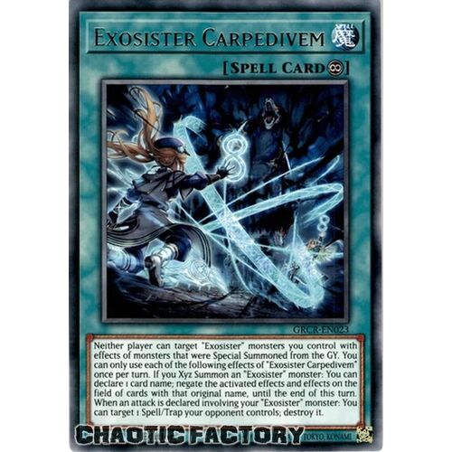 GRCR-EN023 Exosister Carpedivem Rare 1st Edition NM