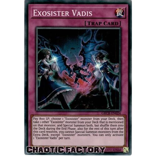 GRCR-EN024 Exosister Vadis Super Rare 1st Edition NM