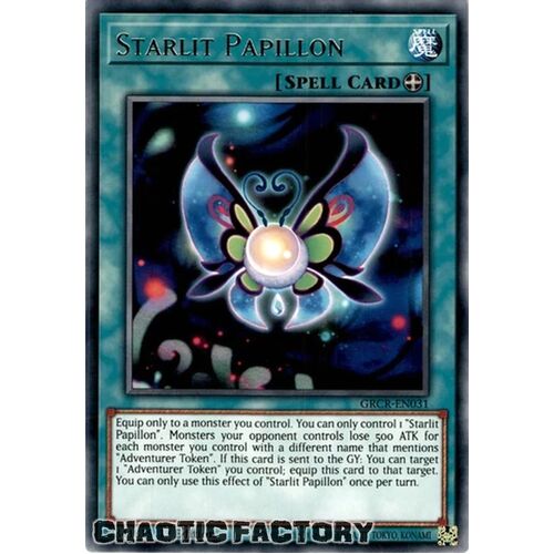 GRCR-EN031 Starlit Papillon Rare 1st Edition NM