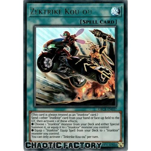 GRCR-EN037 Zektrike Kou-ou Ultra Rare 1st Edition NM