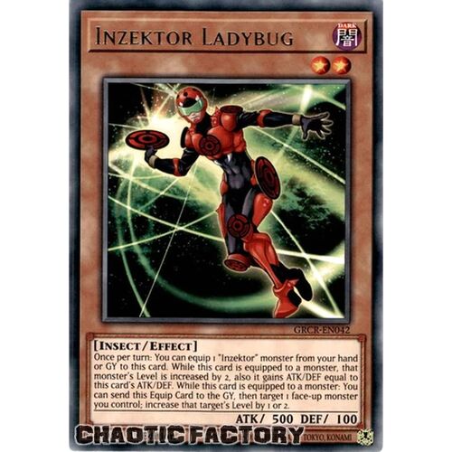 GRCR-EN042 Inzektor Ladybug Rare 1st Edition NM