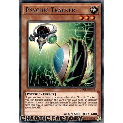 GRCR-EN046 Psychic Tracker Rare 1st Edition NM