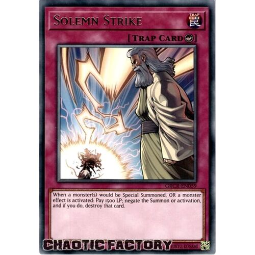 GRCR-EN059 Solemn Strike Rare 1st Edition NM