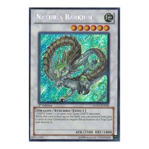 Naturia Barkion HA03-EN028 - Secret Rare 1st Edition NM