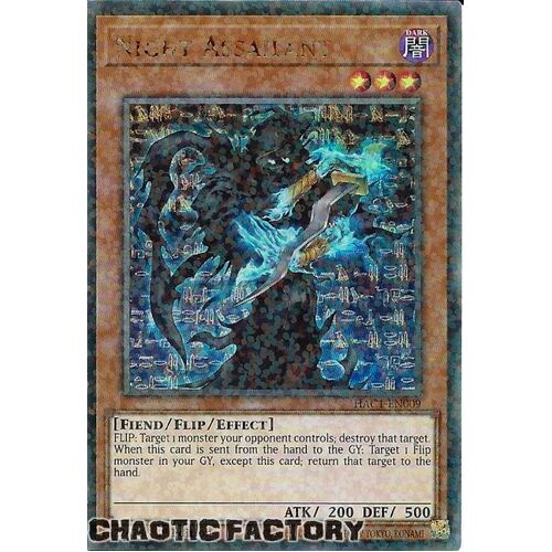 HAC1-EN009 Night Assailant Duel Terminal Ultra Parallel Rare 1st Edition NM