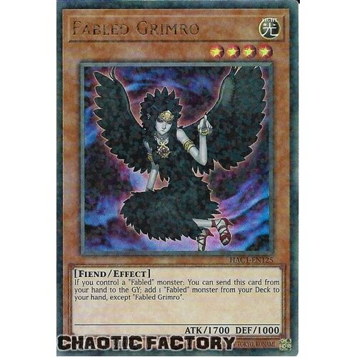 HAC1-EN125 Fabled Grimro Duel Terminal Ultra Parallel Rare 1st Edition NM