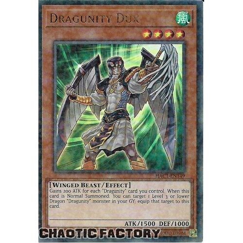HAC1-EN149 Dragunity Dux Duel Terminal Ultra Parallel Rare 1st Edition NM