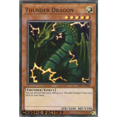 HISU-EN046 Thunder Dragon Super Rare 1st Edition NM