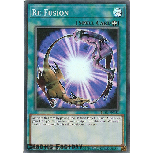 Yugioh HISU-EN053 Re-Fusion Super Rare 1st Edition NM
