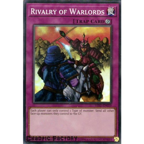 HISU-EN059 Rivalry of Warlords Super Rare 1st Edition NM