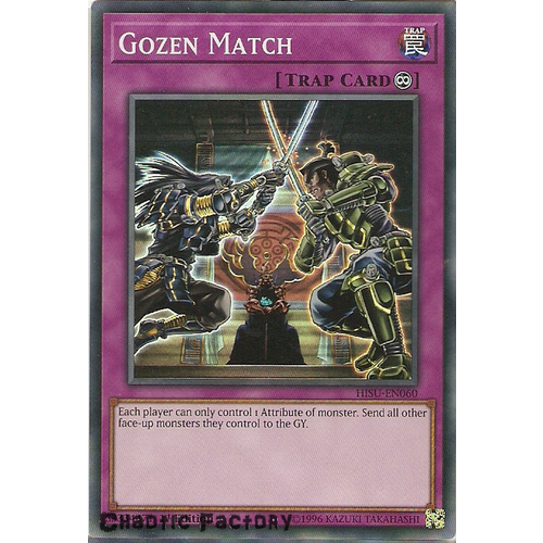 HISU-EN060 Gozen Match Super Rare 1st Edition NM