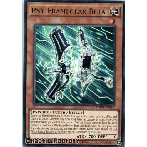Yugioh PSY-Framegear Beta - HSRD-EN030 - Ultra Rare 1st Edition NM