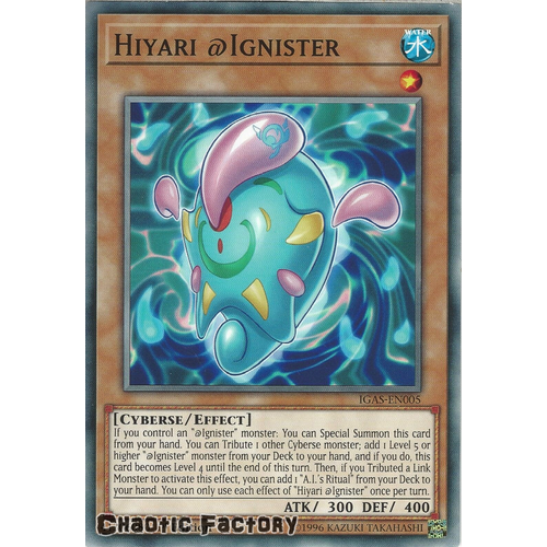 IGAS-EN005 Hiyari @Ignister Common 1st Edition NM