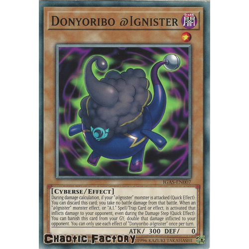 IGAS-EN007 Donyoribo @Ignister Common 1st Edition NM