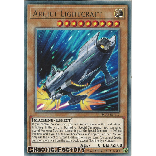 IGAS-EN017 Arcjet Lightcraft Rare 1st Edition NM