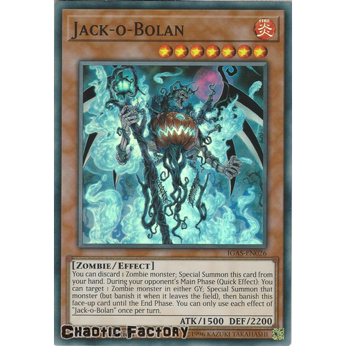 IGAS-EN026 Jack-o-Bolan Super Rare 1st Edition NM